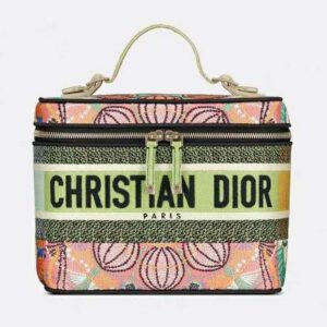 DIOR DiorTravel Vanity Case Multicolor Dior in Lights Embroidery