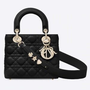 DIOR My ABCDior Lady Dior Bag Cannage Lambskin Black