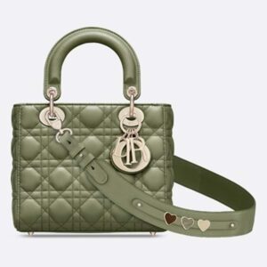DIOR My ABCDior Lady Dior Bag Cannage Lambskin Green