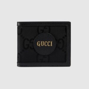 Gucci Unisex Gucci Off The Grid Billfold Wallet GG Nylon Black