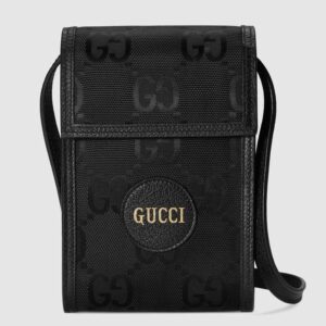 Gucci Unisex Gucci Off The Grid Mini Bag GG Nylon Black