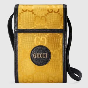 Gucci Unisex Gucci Off The Grid Mini Bag GG Nylon Yellow