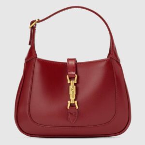 Gucci Women Jackie 1961 Mini Shoulder Bag in Leather Red