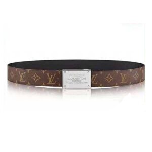 Louis Vuitton Men LV Neo Inventeur Reversible 40mm Belt in Monogram Canvas Brown