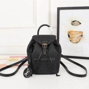 Louis Vuitton Montsouris Backpack Monogram Empreinte Black