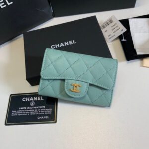 Chanel Card Blue Tiffany