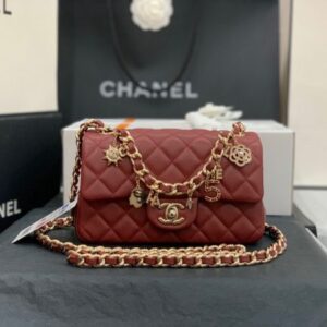 Chanel Flap Bag Red AS2326