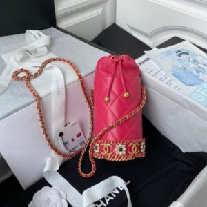 Chanel Imitation Chain Bucket Water Bottle Bag