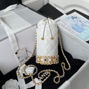 Chane High-end Imitation Chain Bucket Water Bottle Bag