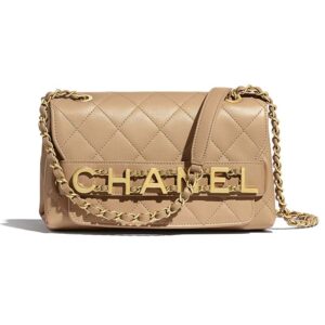 Chanel Women Small Flap Bag in Calfskin Leather