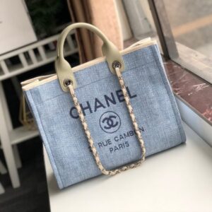 Chanel Large RUE CAMBON Deauville Large Tote Bag 66941