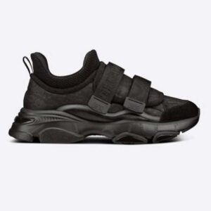 Dior Women D-Wander Sneaker Black Dior Oblique Technical Fabric