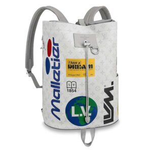 Louis Vuitton LV Men Chalk Backpack in Monogram Canvas