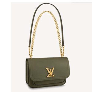 Louis Vuitton Women Lockme Chain PM Handbag Grained Calf Leather