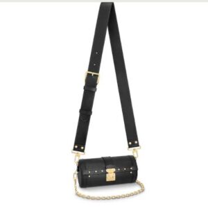 Louis Vuitton Women Papillon Trunk Handbag Black Epi Cowhide Leather