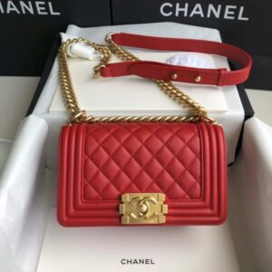 Chanel Leboy Hanbag Red