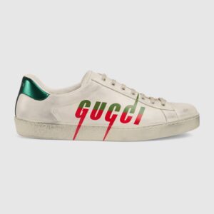 Gucci Men’s Ace Sneaker with Gucci Blade-Green