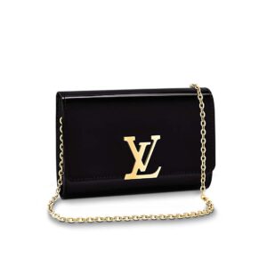 Louis Vuitton LV CHAIN Louis PM Bag Black