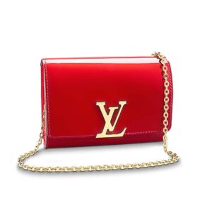 Louis Vuitton LV CHAIN Louis PM Bag Red