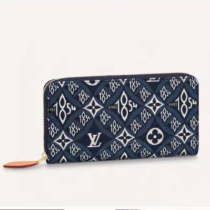 Louis Vuitton LV Women Since 1854 Zippy Wallet Monogram Flowers-Blue