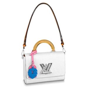 Louis Vuitton LV Women Twist MM Deep-Dyed Epi Leather